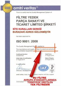 Alüminyum Davlumbaz Filtresi 233x290 mm Ankastre Filtresi 23x29cm Alüminyum Kartuş Filtre