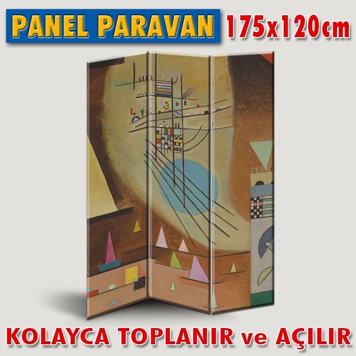 GÖRSELLİ KATLANIR PANEL BÖLME SİSTEMİ-WASSILY KANDINSKY-SESSİZ