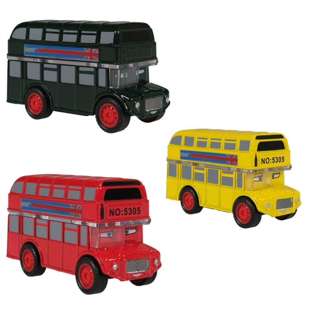 Çift Katlı Yolcu Otobüsü Çek Bırak Oyuncak 1 Adet Fiyatıdır