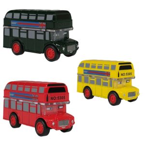 Çift Katlı Yolcu Otobüsü Çek Bırak Oyuncak 1 Adet Fiyatıdır