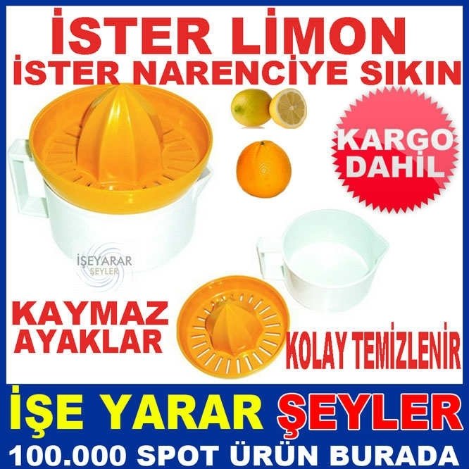 LİMON VE NARENCİYE SIKACAĞI KAYMAZ AYAKLI KD