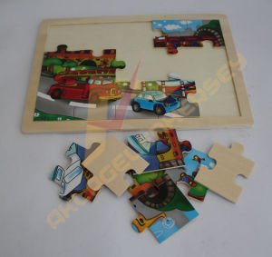 ÇOCUKLAR İÇİN EĞİTİCİ AHŞAP PUZZLE MOTORLU ARAÇLAR