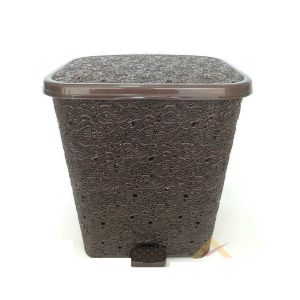 48X40 PEDALLI DANTEL DESEN KİRLİ ÇAMAŞIR SEPETİ