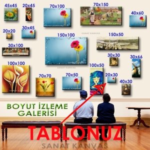 CAM KIRIKLARI&ÇİÇEKLER 7 değişen ölçü ORİJİNAL KANVAS TABLO