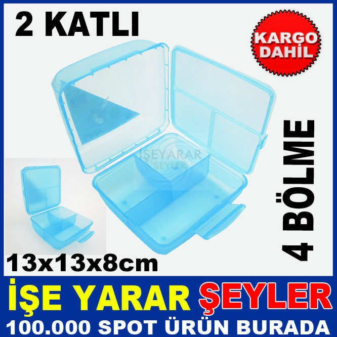 ÇOK SAĞLIKLI 4 BÖLMELİ MAGİC BESLENME KUTUSUkd