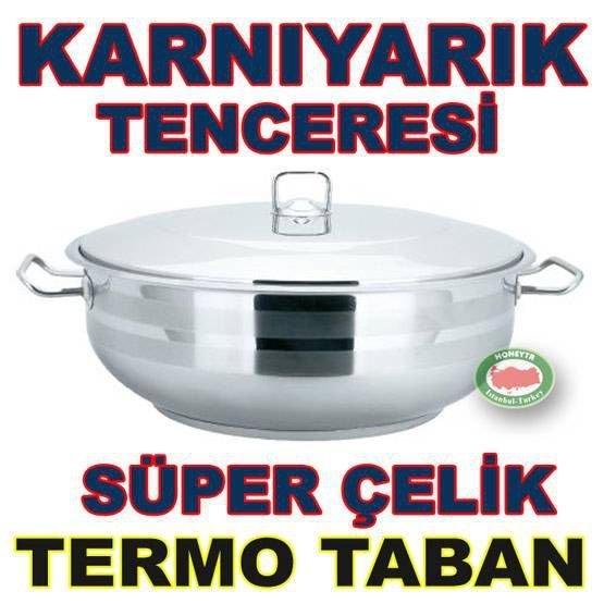 HASCEVHER ÇELİK KARNIYARIK TENCERESİ 26x10 7LT