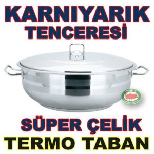 HASCEVHER ÇELİK KARNIYARIK TENCERESİ 26x10 7LT