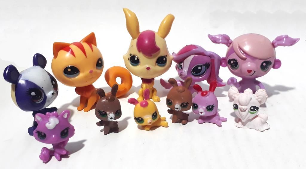 11 Parça Mutlu Evcil Hayvanlar Seti My Little Pony Figür Seti    Kaliteli Malzemeden Üretilmiştir