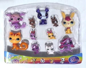 11 Parça Mutlu Evcil Hayvanlar Seti My Little Pony Figür Seti    Kaliteli Malzemeden Üretilmiştir