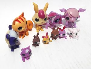 11 Parça Mutlu Evcil Hayvanlar Seti My Little Pony Figür Seti    Kaliteli Malzemeden Üretilmiştir