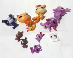 11 Parça Mutlu Evcil Hayvanlar Seti My Little Pony Figür Seti    Kaliteli Malzemeden Üretilmiştir