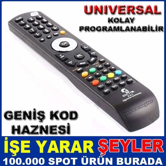 8 CİHAZ KONTROL EVRENSEL ÖĞRENEN AKILLI KUMANDA