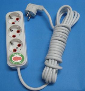 GARANTİLİ 3 LÜ TOPRAKLI UZATMA KABLOSU 3 METRE