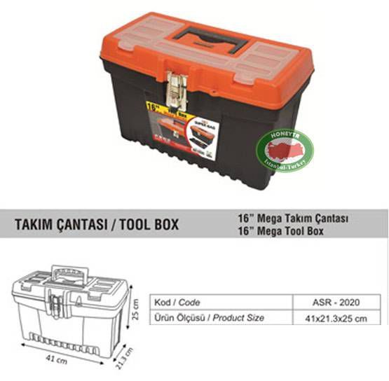 GENİŞ HACİM UZUN BOY ALET ÇANTASI 16