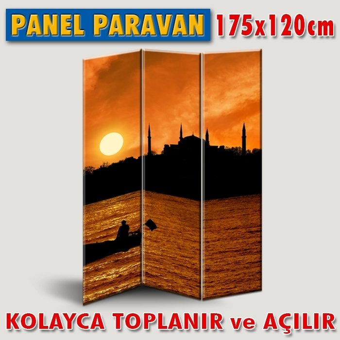 GÖRSEL KATLANIR PANEL BÖLME SİSTEMİ-İSTANBUL-GÜNBATIMI YARIMADADA
