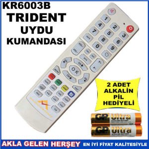 TRİDENT UYDU CİHAZI Receiver KUMANDASI KR6003