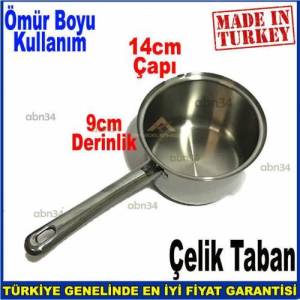 Süt Isıtıcı Cezve 304 Yüksek Kaliteli Çelik Tabanlı Ömür Boyu Kullanılabilen Süt Isıtıcı Cezve