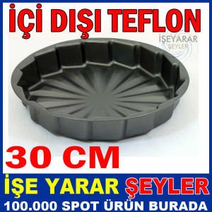 30 CM İÇİ DIŞI TEFLON YILDIZ MODEL KEK KALIBI