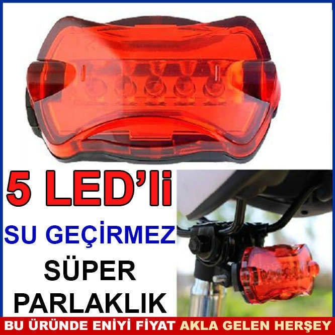 FLAŞÖR ve ANİMASYONLU BİSİKLET GÜVENLİK LAMBASI