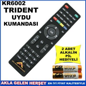 TRİDENT UYDU CİHAZI Receiver KUMANDASI KR6002