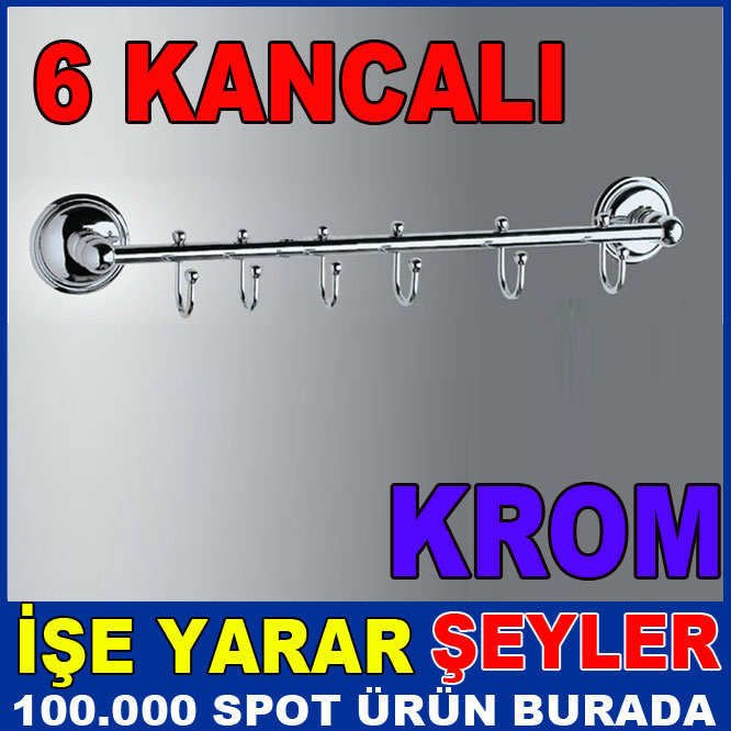 6 KANCALI FULL KROM MUTFAK VE BANYO ASKILIĞI