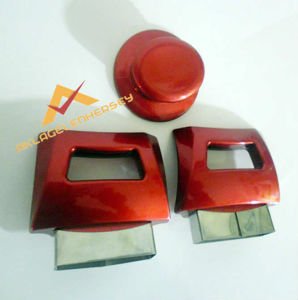 KIRMIZI RENK TENCERE KULP TAKIMI KAPAK TUTACAĞI