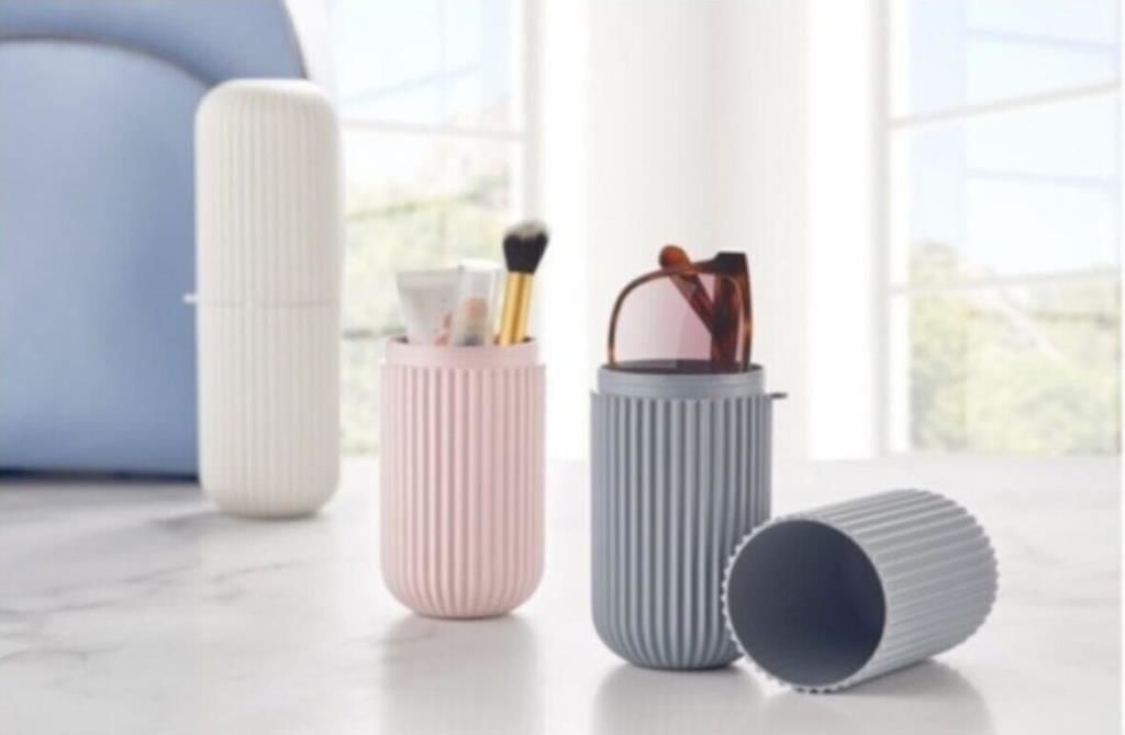 SD1106 Suncook Saklama Kabı Seyahat Kiti Diş Fırçası-Gözlük Kutusu 3'lü