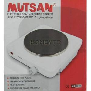 Termostatlı Ve Isı Ayarlı Tekli Elektrikli Ocak