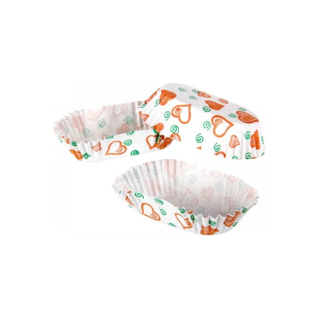 80 Parça Kağıt Ekler Kek Kapsülü 5 cm uzunluk 2,5 en 2cm Yukseklik