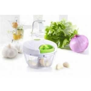 İpli El Rondosu İp Çekmeli el Soğan Doğrayıcı 3 Bıçaklı Çok Fonks