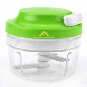 İpli El Rondosu İp Çekmeli el Soğan Doğrayıcı 3 Bıçaklı Çok Fonks