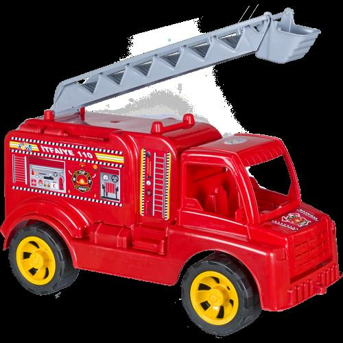 Dev Boy 51x31x24cm Hareketli Merdiven-Kapak-Kasalı Eğitici İtfaiye Arabası Oyuncak Kamyon kaliteli