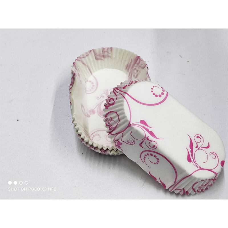 55 Parça Mutfak Dostu Yanmaz Yapışmaz Motif İşlemeli Kağıt Büyük Kek Kapsülü 9 cm Uzunluk 5 cm en 3 cm Yükseklik