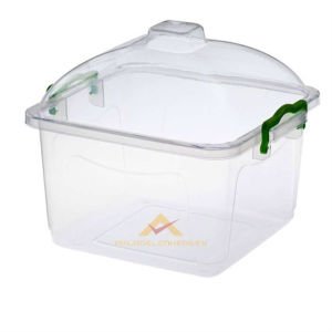 6 LİTRE KRİSTAL FANUS KAPAKLI ELİTE GIDA KABI