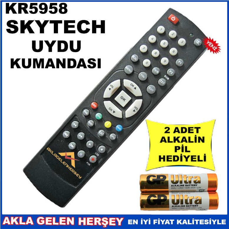SKYTECH UYDU CİHAZI Receiver KUMANDASI KR5958