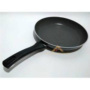 1.Kalite 30cm Döküm Kızartma Tavası Ezme Alüminyumdan Üretim İç Ve Dış Yüzeyi Granit Kaplama