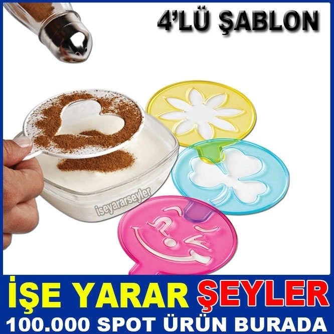 FARKLI ŞEKİLLERDE MUHALLEBİ SÜTLAÇ 4LÜ ŞABLON