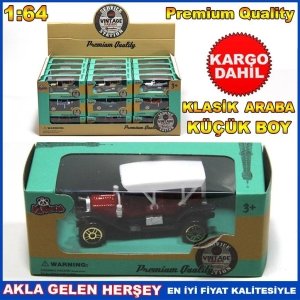 Ücretsiz Kargo KÜÇÜK BOY PREMIUM QUALITY RENKLİ KLASİK ARABA