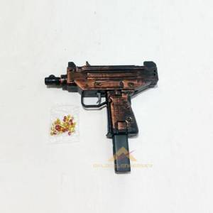 Üçü Bir Arada Tüfek Boncuk Ve Şarjör Uzi Boncuk Atan Şarjörlü Tüfek