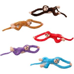 KZL-2101001 Sarılan Maymun Sesli Kuyruk Ve Eller Dahil 55cm.