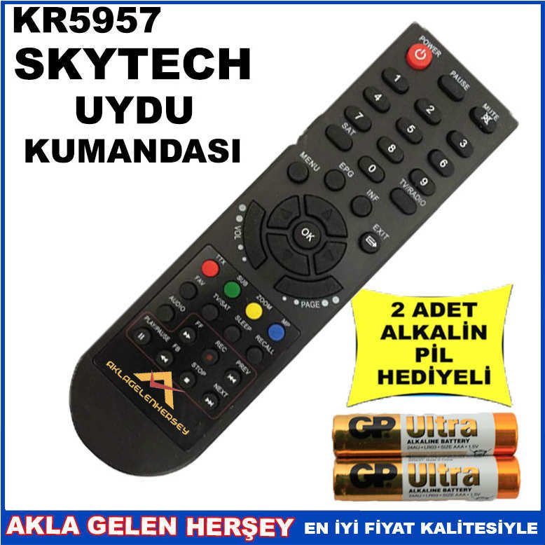 SKYTECH UYDU CİHAZI Receiver KUMANDASI KR5957