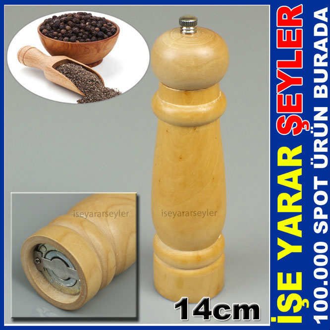 AHŞAP KARABİBER DEĞİRMENİ KARABİBER ÖĞÜTÜCÜ