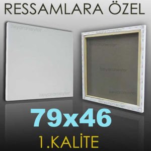 RESSAMLARA ÖZEL BOŞ RESİM TUVALİ HAZIRTUAL 79x46