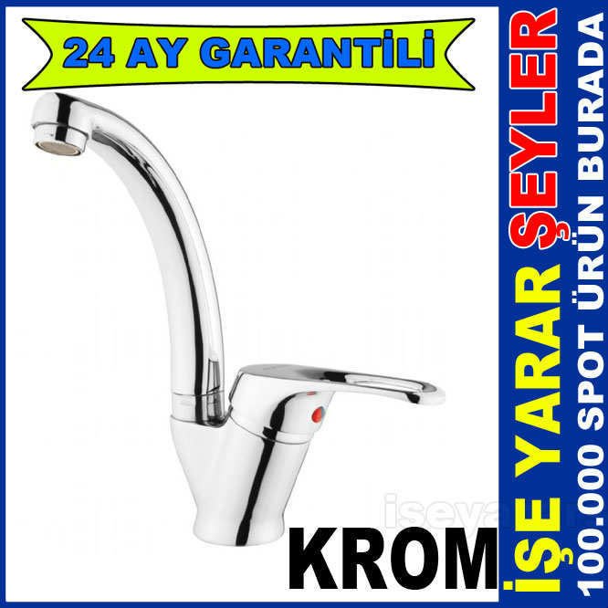 FULL KROM MİX KISA KUĞU EVYE BATARYA ARMATÜRÜ