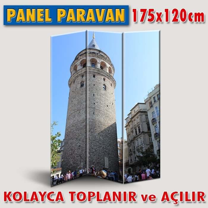 GÖRSELLİ KATLANIR PANEL BÖLME SİSTEMİ-İSTANBUL GALATA KULESİ