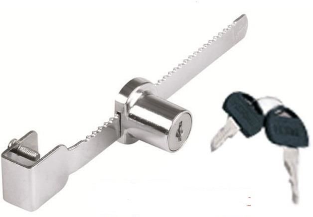 140mm Paslanmaz çelik sürgülü vitrin cam kilidi