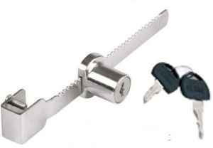 140mm Paslanmaz çelik sürgülü vitrin cam kilidi