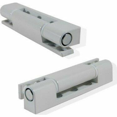 95 Mm Pvc Kapı Menteşesi Düz Metal Beyaz