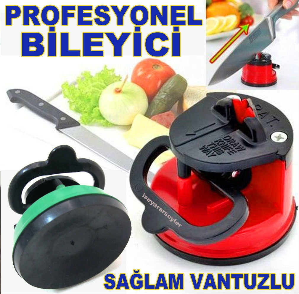 GÜVENLİ PROFESYONEL VANTUZLU BIÇAK BİLEME CİHAZI