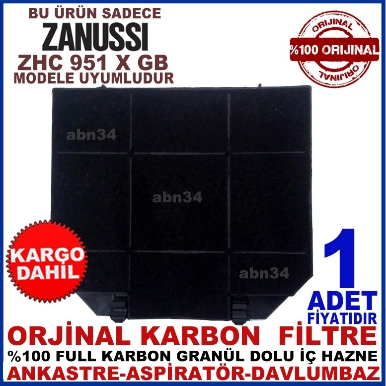 ZANUSSI ANKASTRE DAVLUMBAZ FİLTRESİ ZHC 951 X GB Filtre-1013